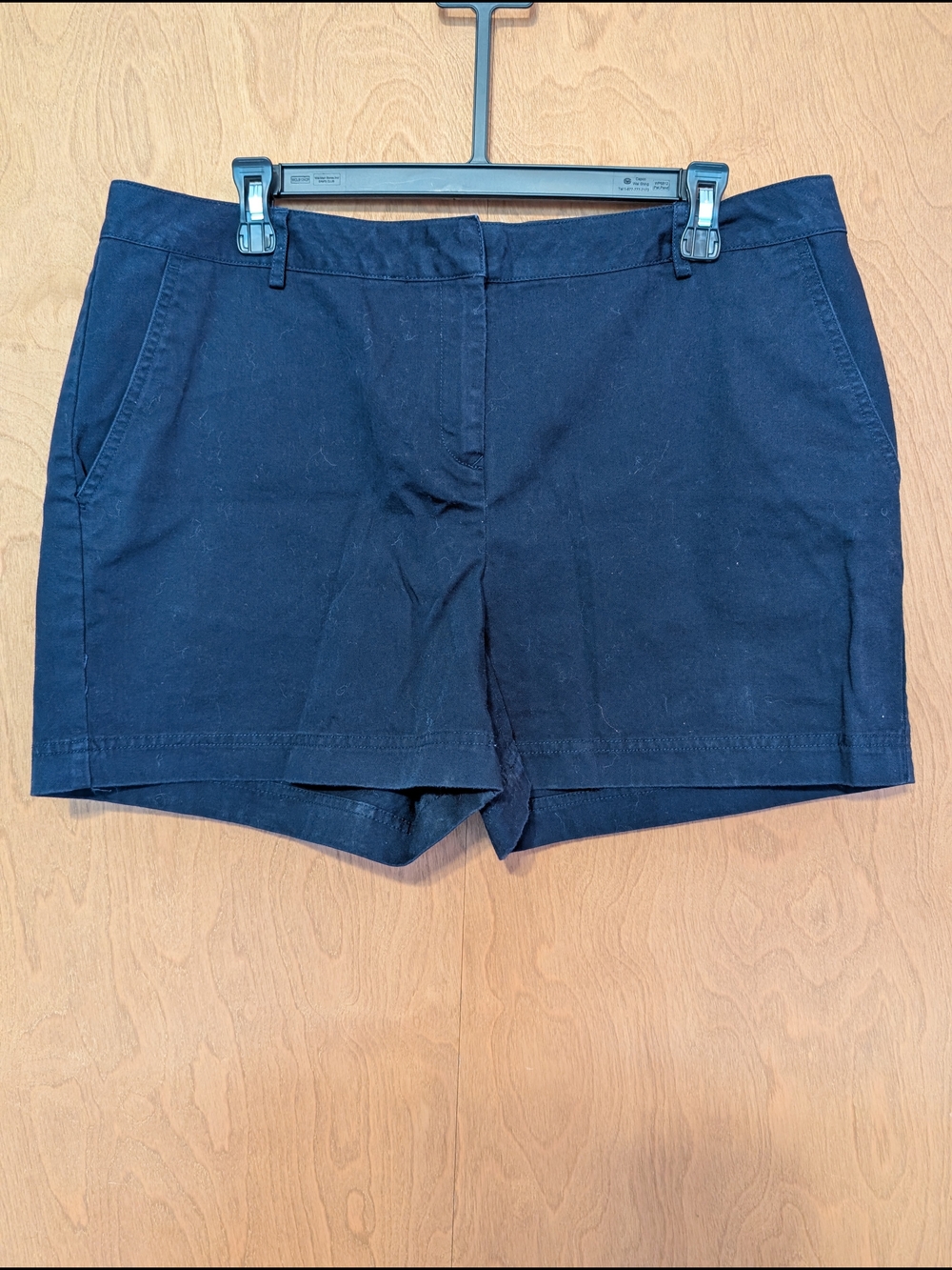Tommy Hilfiger Navy Cotton Chino Shorts Women's 14